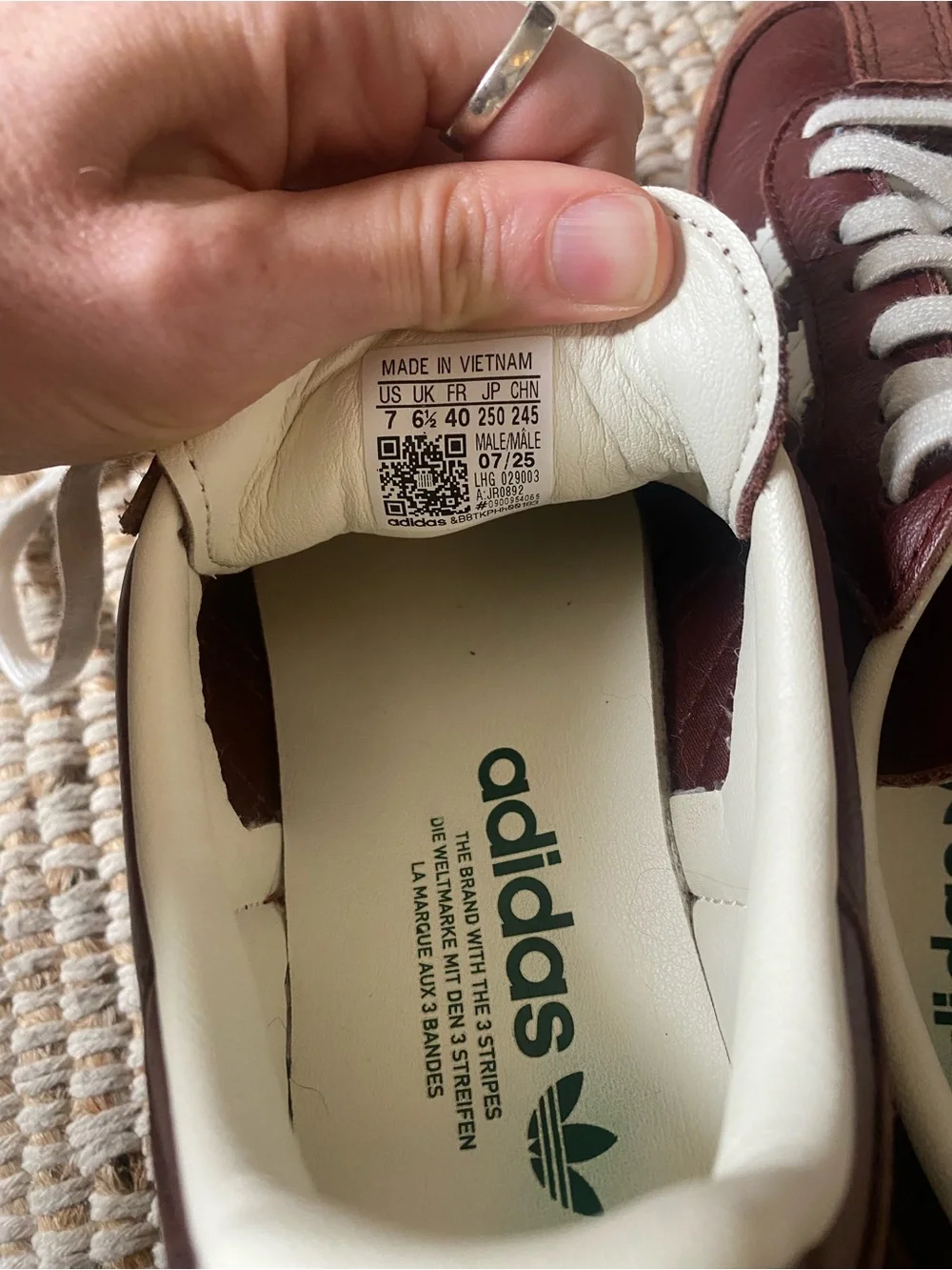 Adidas Samba Sneaker - fox Brown/White/gum